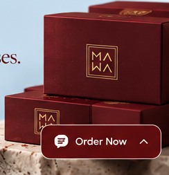 Burgundy corporate gift box concept